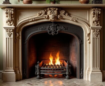 victorian fireplace design features