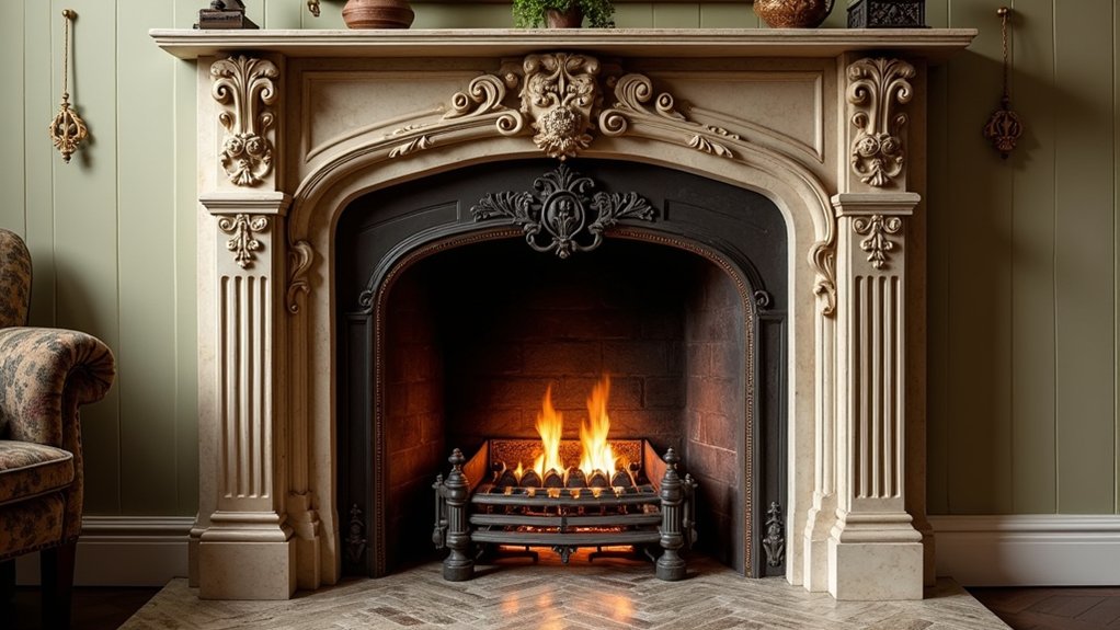 victorian fireplace design features