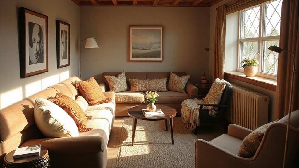 warm textured cozy lighting